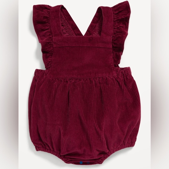 Old Navy Corduroy One-Piece Romper for Baby, size 12-18 months - Picture 4 of 4